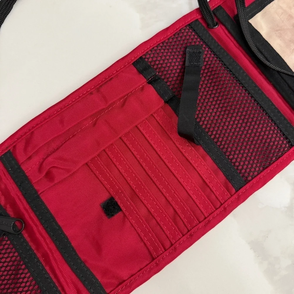 L.L. Bean Travel Passport Wallet Secure Crossbody Bag